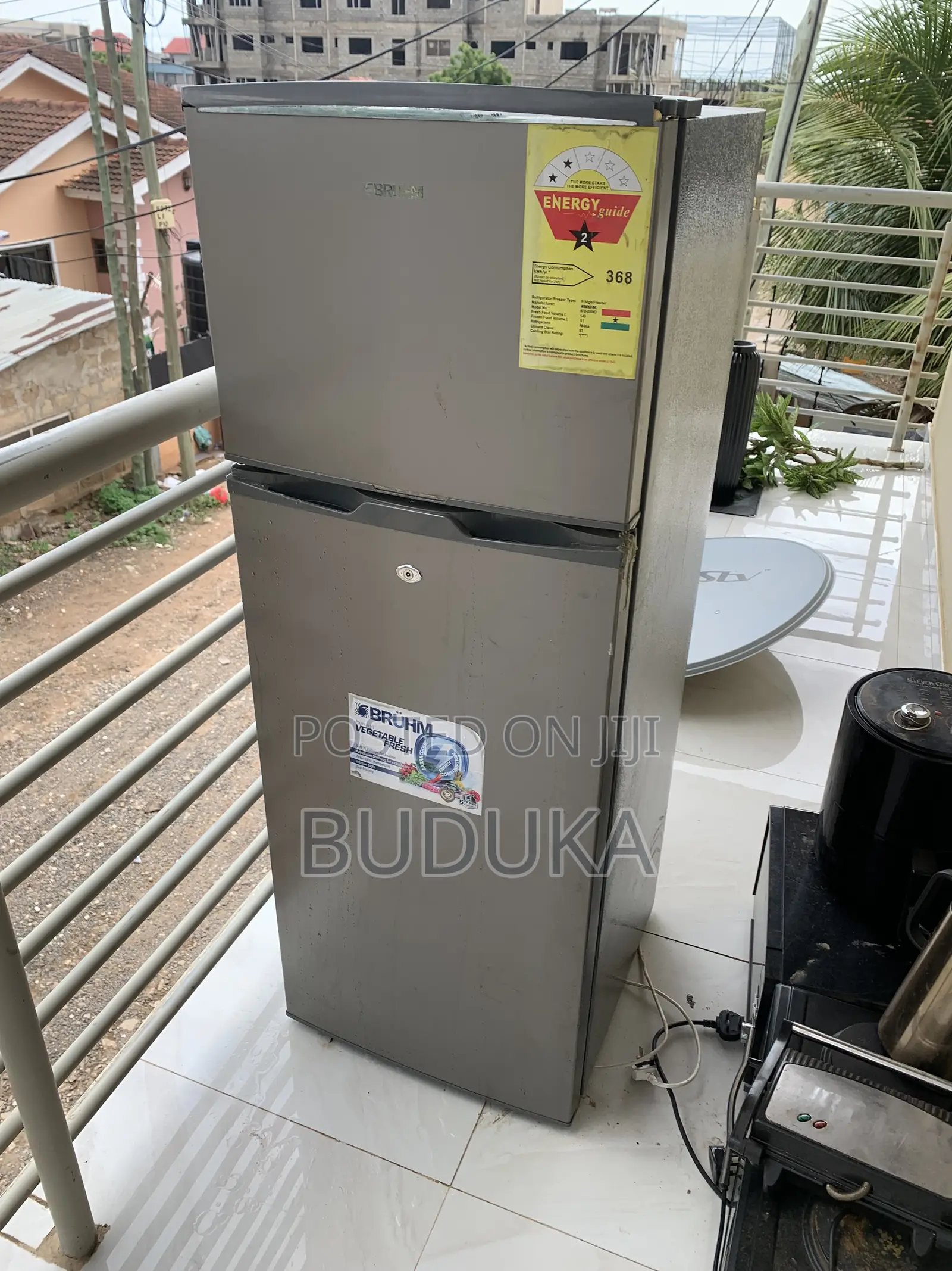 Bruhm Double Door Fridge 132 Litres