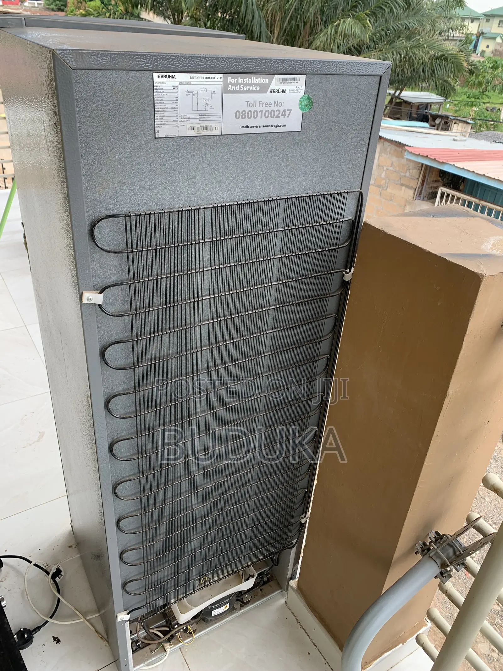Bruhm Double Door Fridge 132 Litres