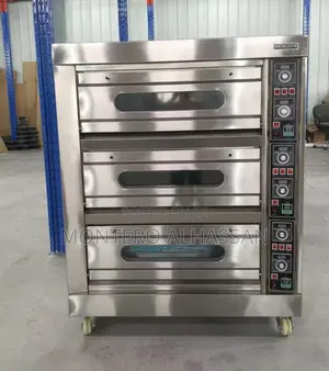 Gas Oven 3 Deck 6 Trays
