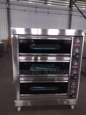 Gas Oven 3 Deck 6 Trays