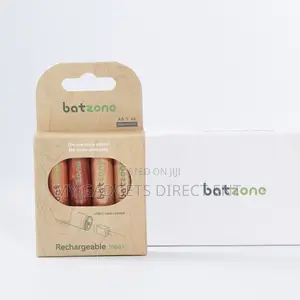 Batzone Usb-C Li-Ion Rechargeable Battery Aa 2220mwh (4pcs)
