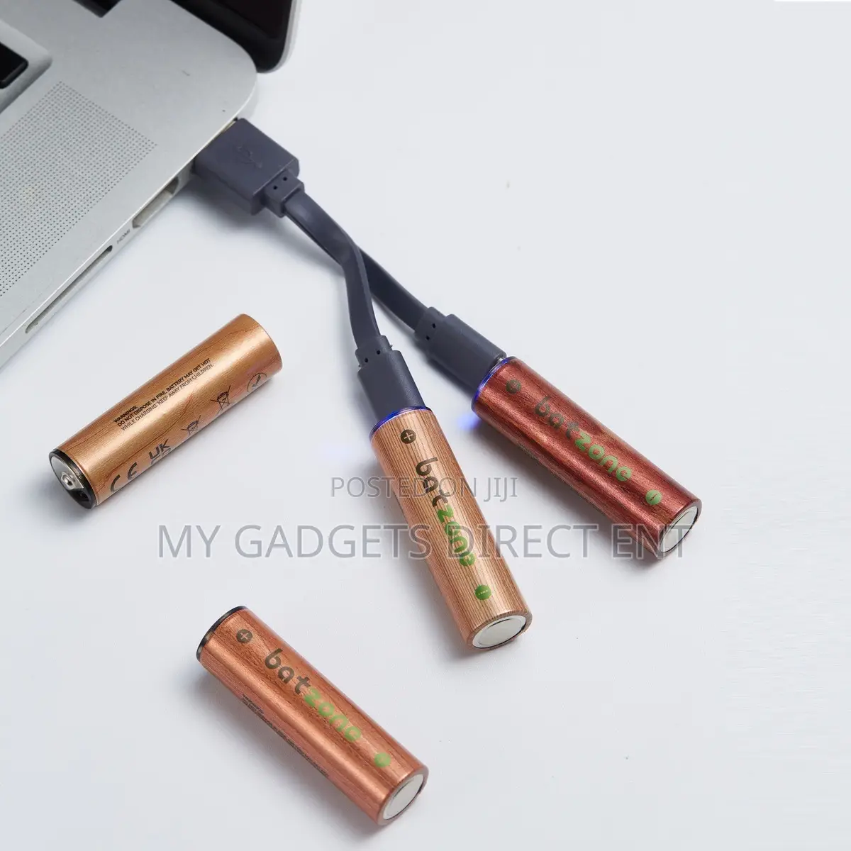 Batzone Usb-C Li-Ion Rechargeable Battery Aa 2220mwh (4pcs)
