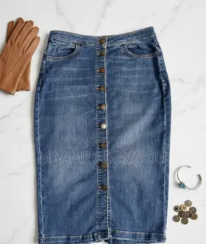Blue Jeans Skirt.