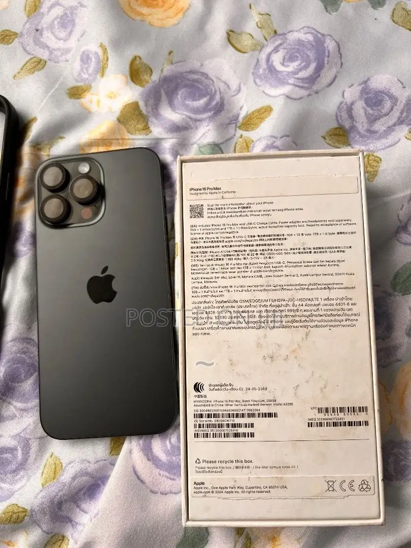 Apple iPhone 16 Pro Max 256 GB Black