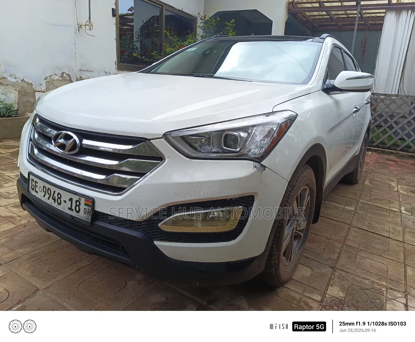 Hyundai Santa Fe 2014 White