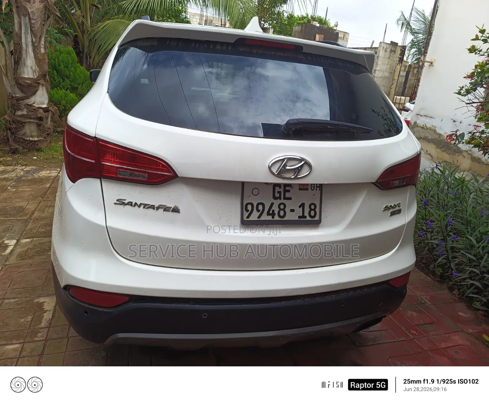 Hyundai Santa Fe 2014 White