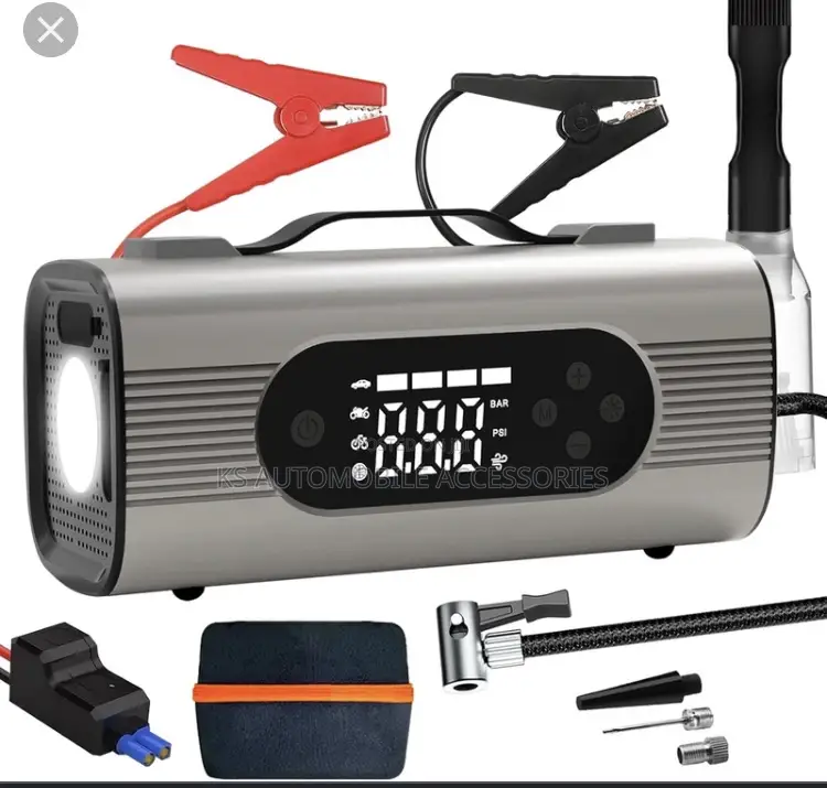 8in1 Jumpstarter With Air Pump