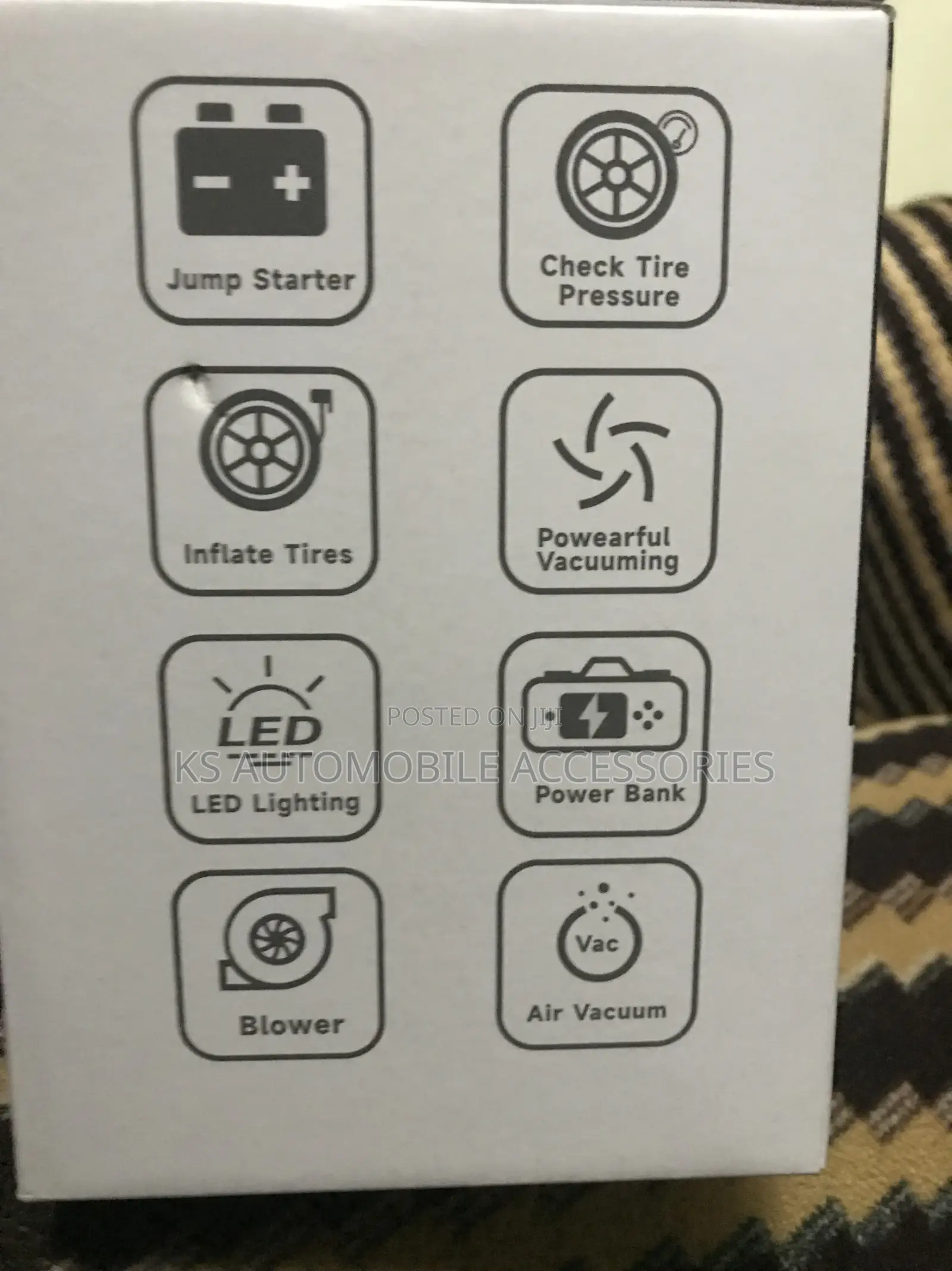 8in1 Jumpstarter With Air Pump