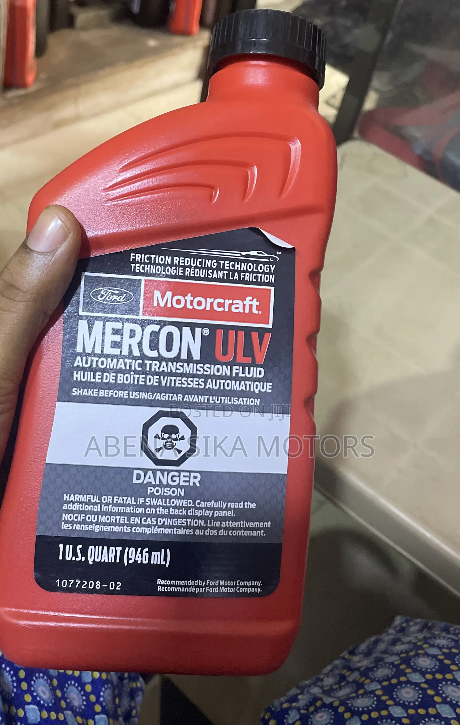 Ford Motorcraft Ulv Automatic Transmission Fluid 1 Liter