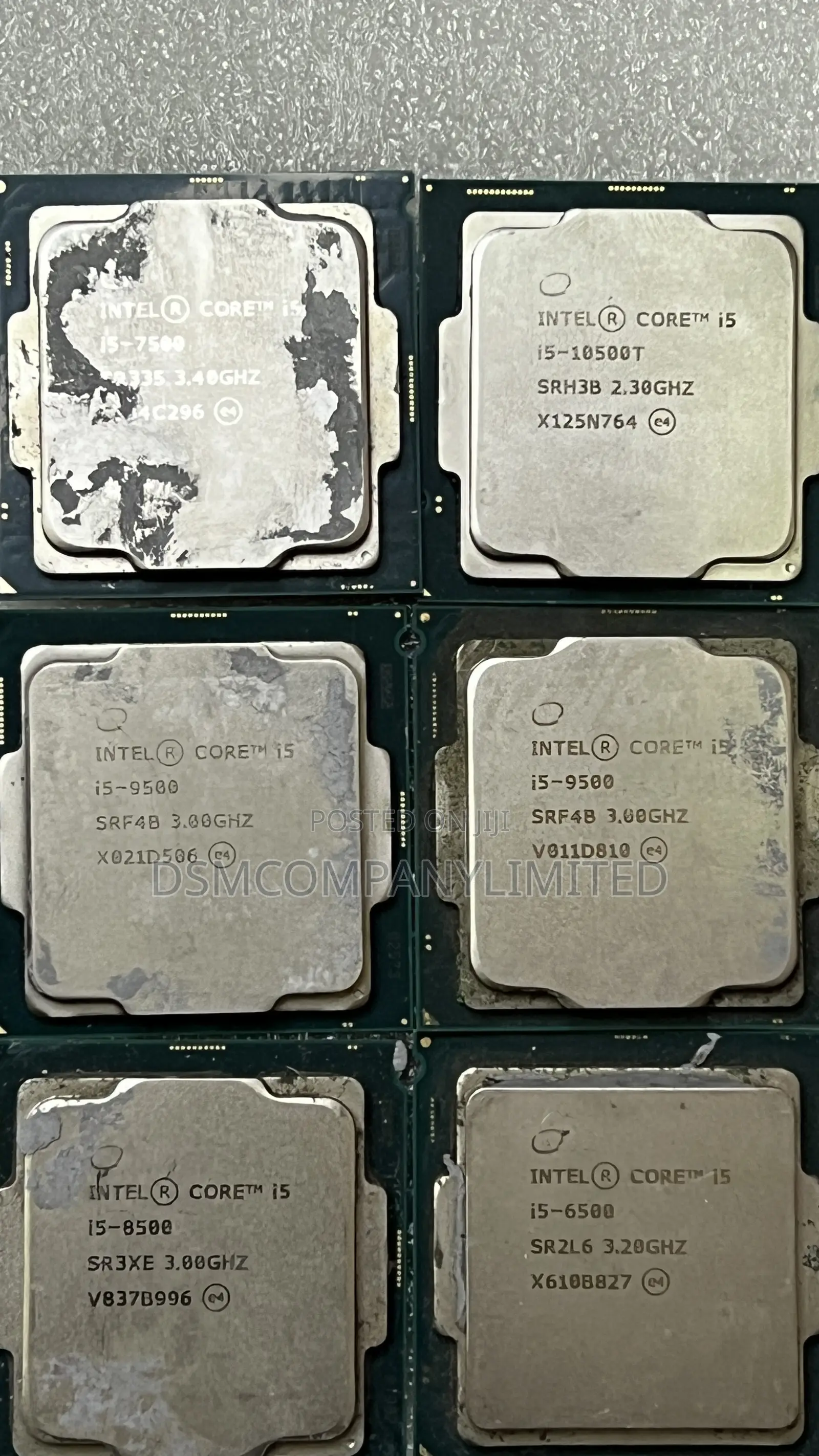 All Intel Processors I7, I5,I3