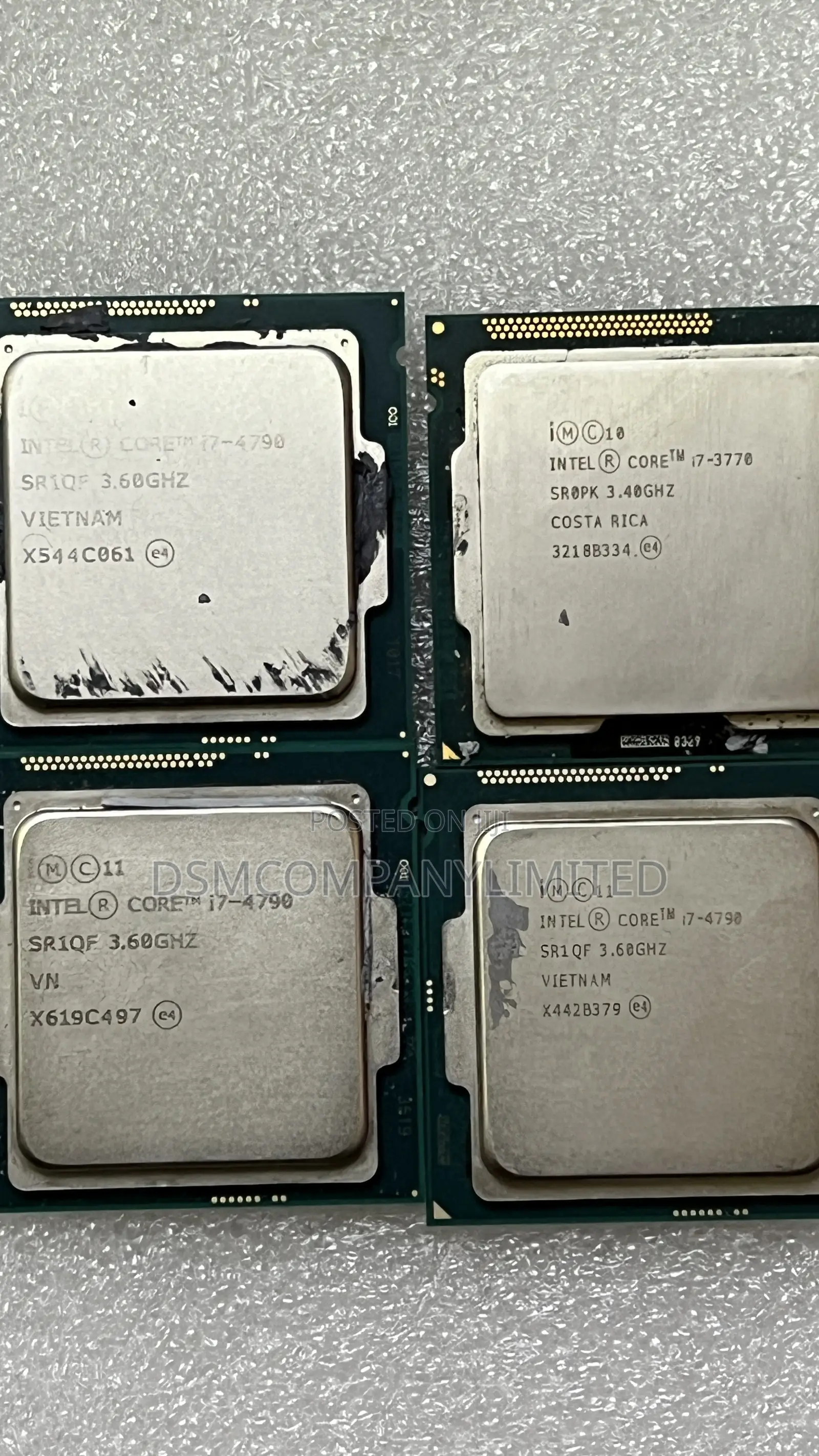 All Intel Processors I7, I5,I3