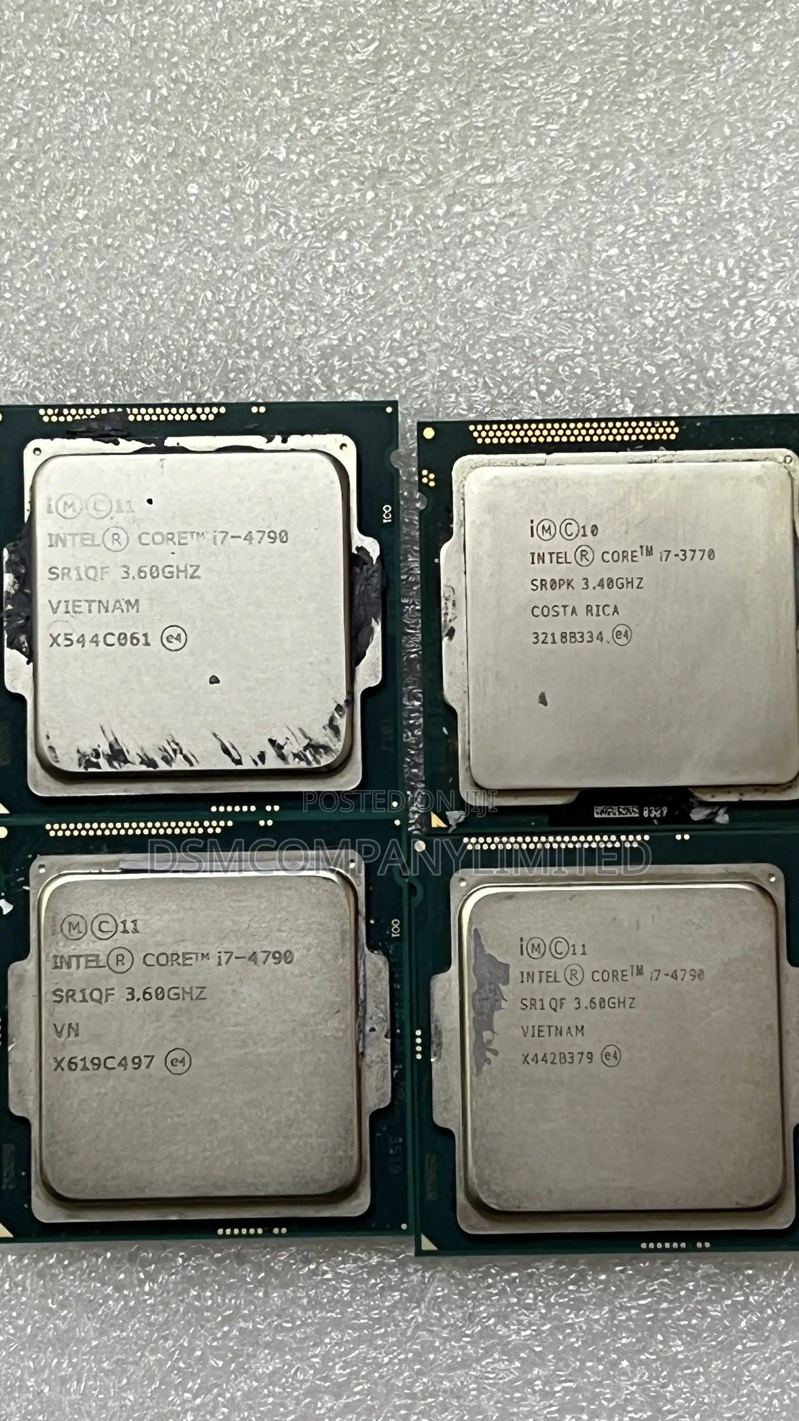 All Intel Processors I7, I5,I3
