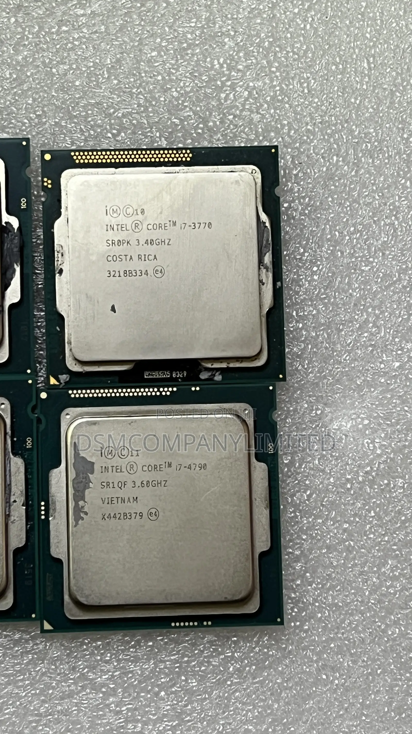 All Intel Processors I7, I5,I3