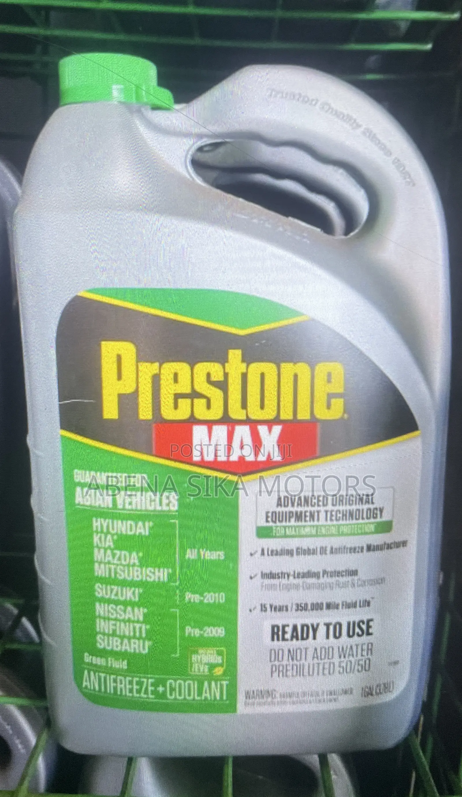 Prestone Max Advanced Original Equipment Technology Antifreeze Coolant