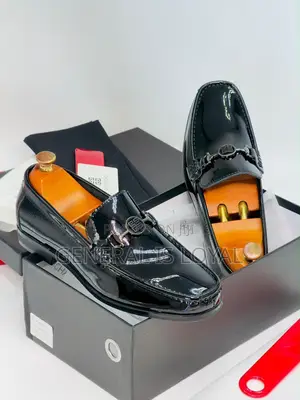 Givenchy Black Mirror Men’S Leather Shoe
