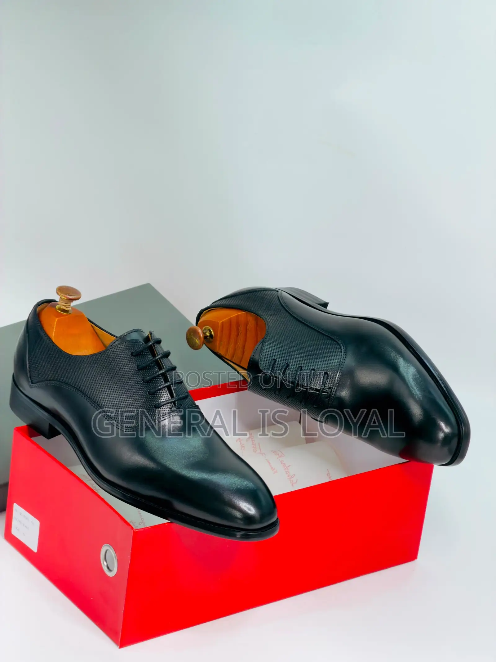 Morizio Black Leather Men’S Lace Shoe