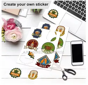 135g 50sheets Self-Adhesive Glossy Sticker Paper Size A4 Photo Paper