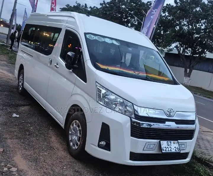 New Luxury Buses, Toyota Van for Rent in Ghana