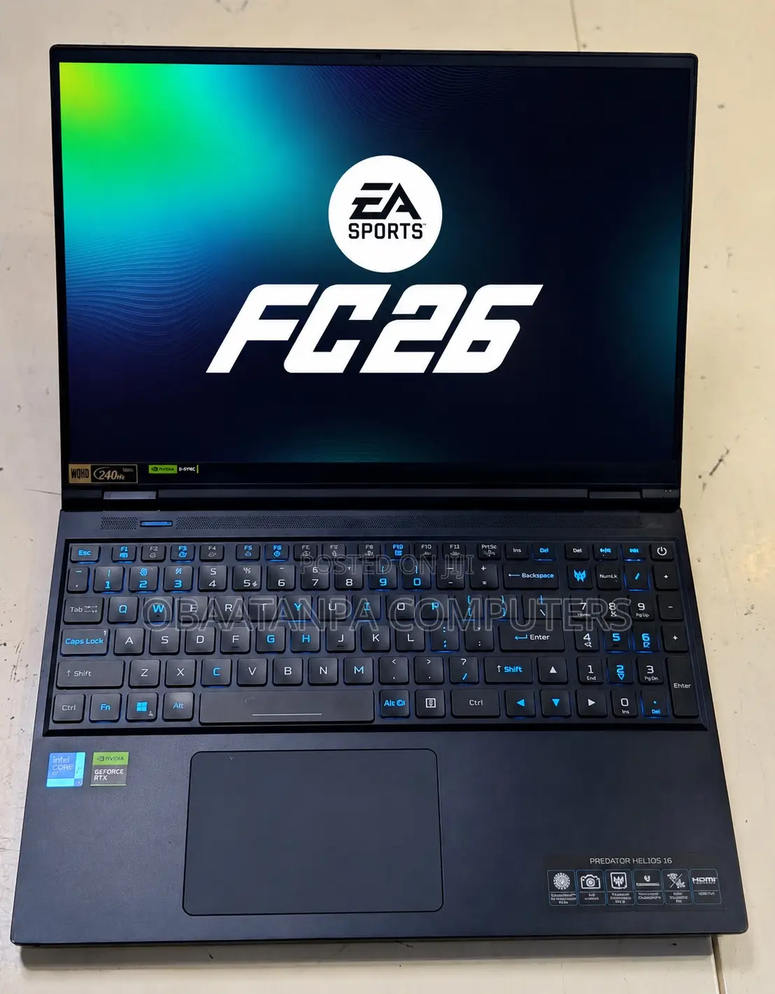 Laptop Acer Predator Helios Neo 16 16GB Intel Core i7 SSD 512GB