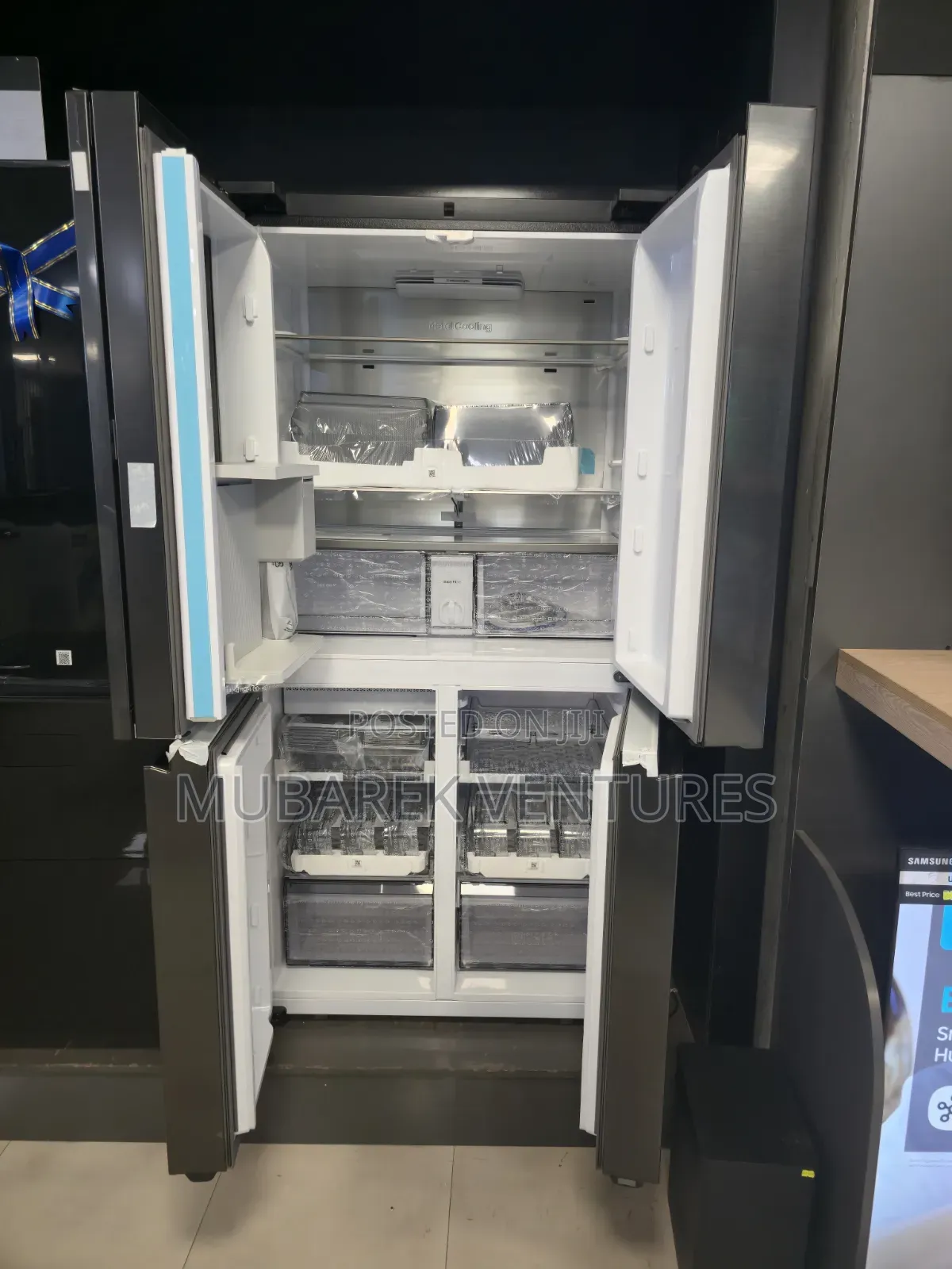 Samsung 468ltrs Bespoke Ai French Door Refrigerator With Family Hub