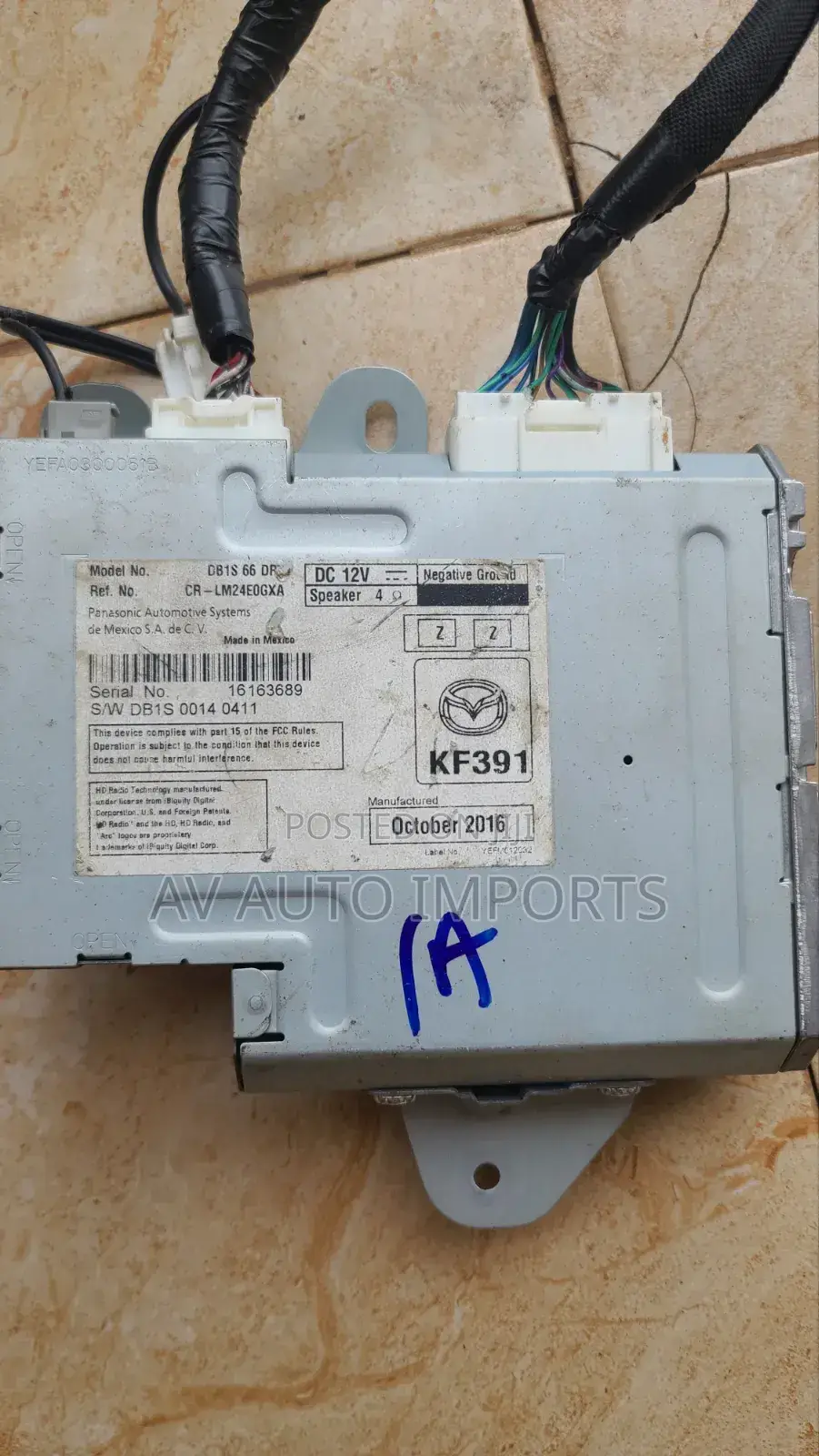 Audio Unit Toyota Scion Ia/ Mazda Cx-5