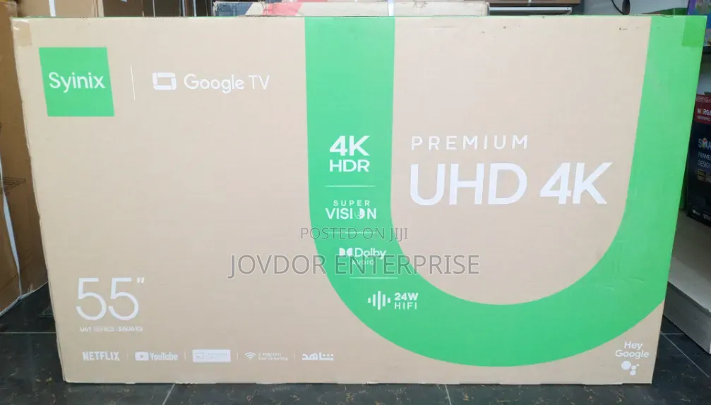 Syinix 55 Inch Smart Google Tv