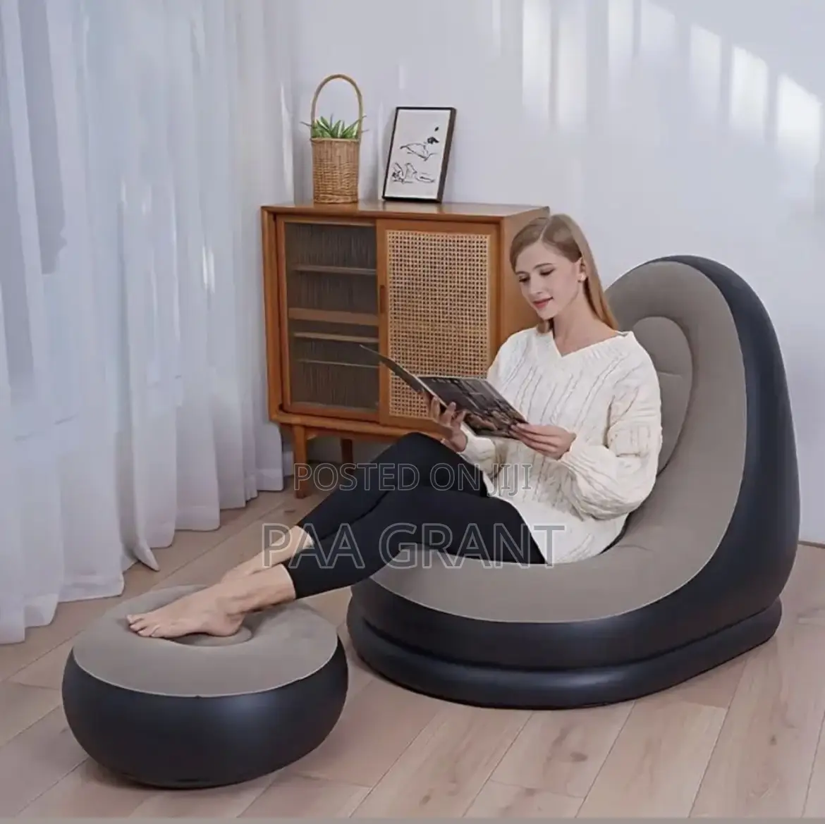 Your Perfect Relaxation Spot (Inflatable Air Sofa Plus Free Pump