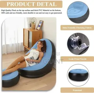 Your Perfect Relaxation Spot (Inflatable Air Sofa Plus Free Pump