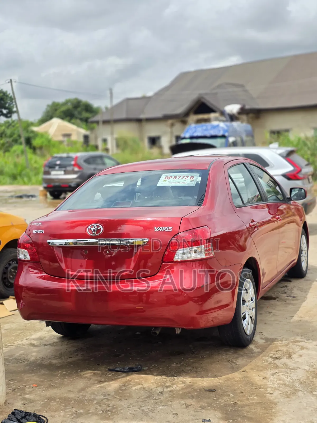 Toyota Yaris 2010 Red