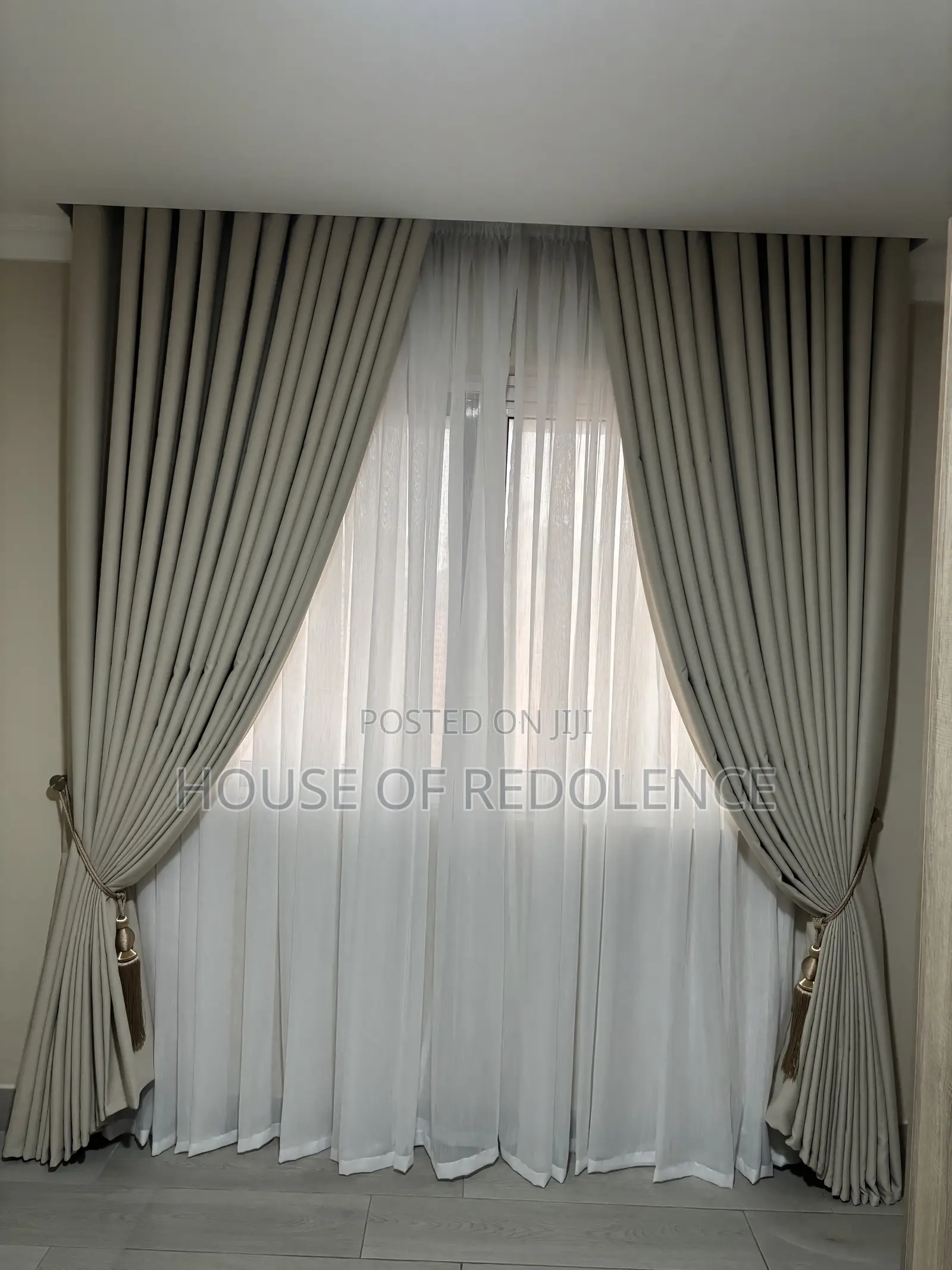Heavy Interior Curtains/ Drapes Production and Fixing
