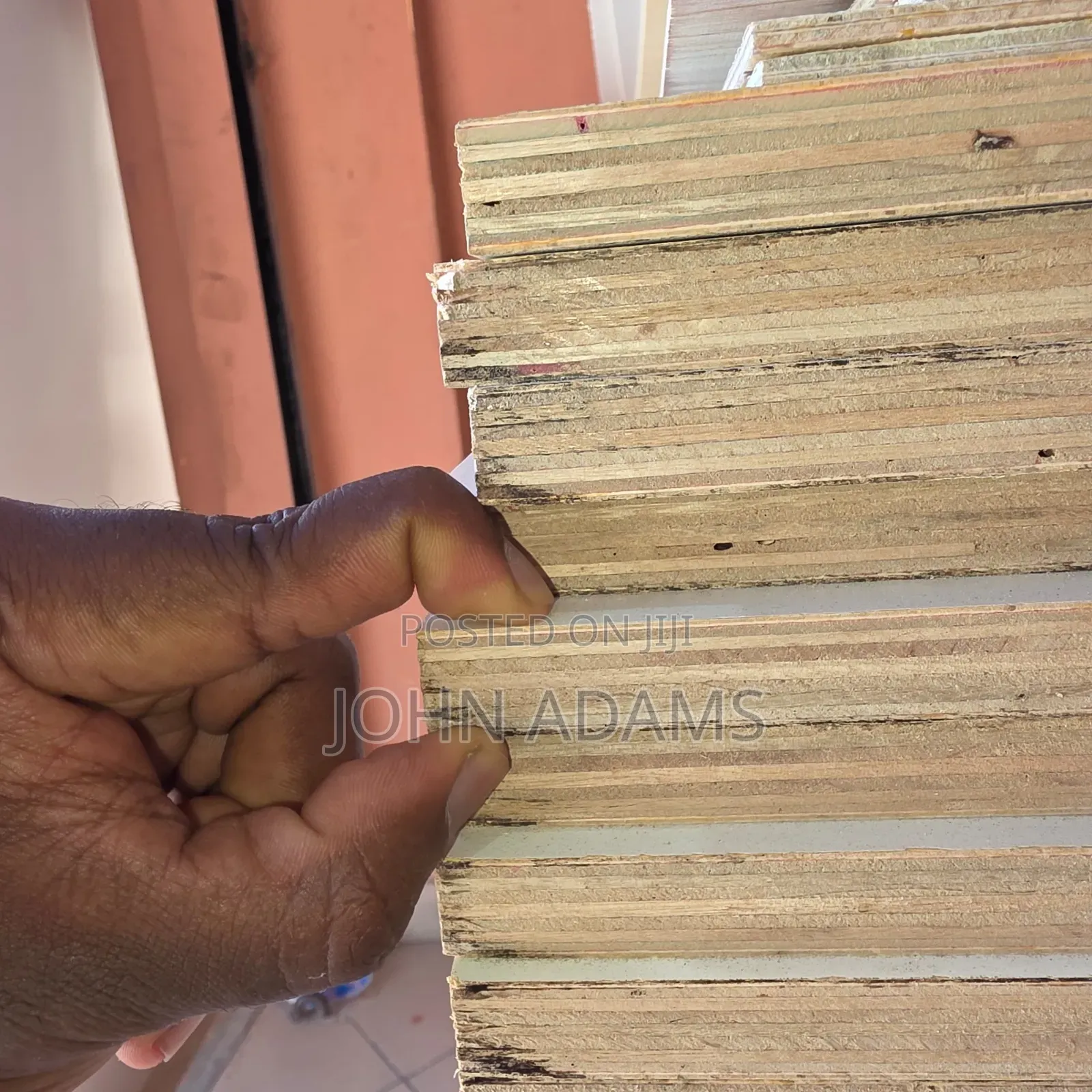 Semi-Gloss Laminated Plywood 18mm Biege,Honey Oak 1220x2440
