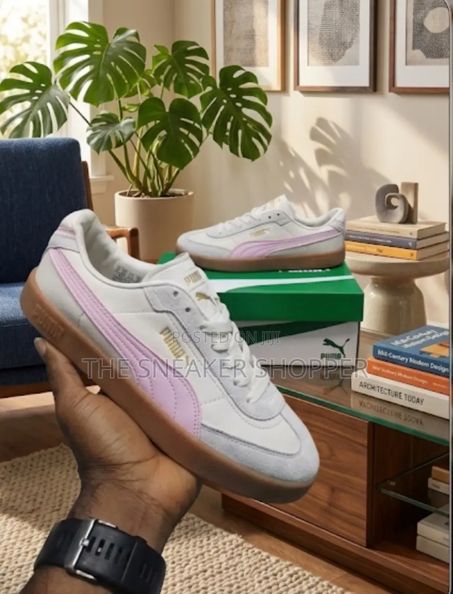Puma Pink and White Color for Ladies