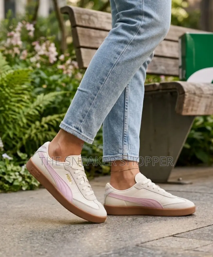 Puma Pink and White Color for Ladies