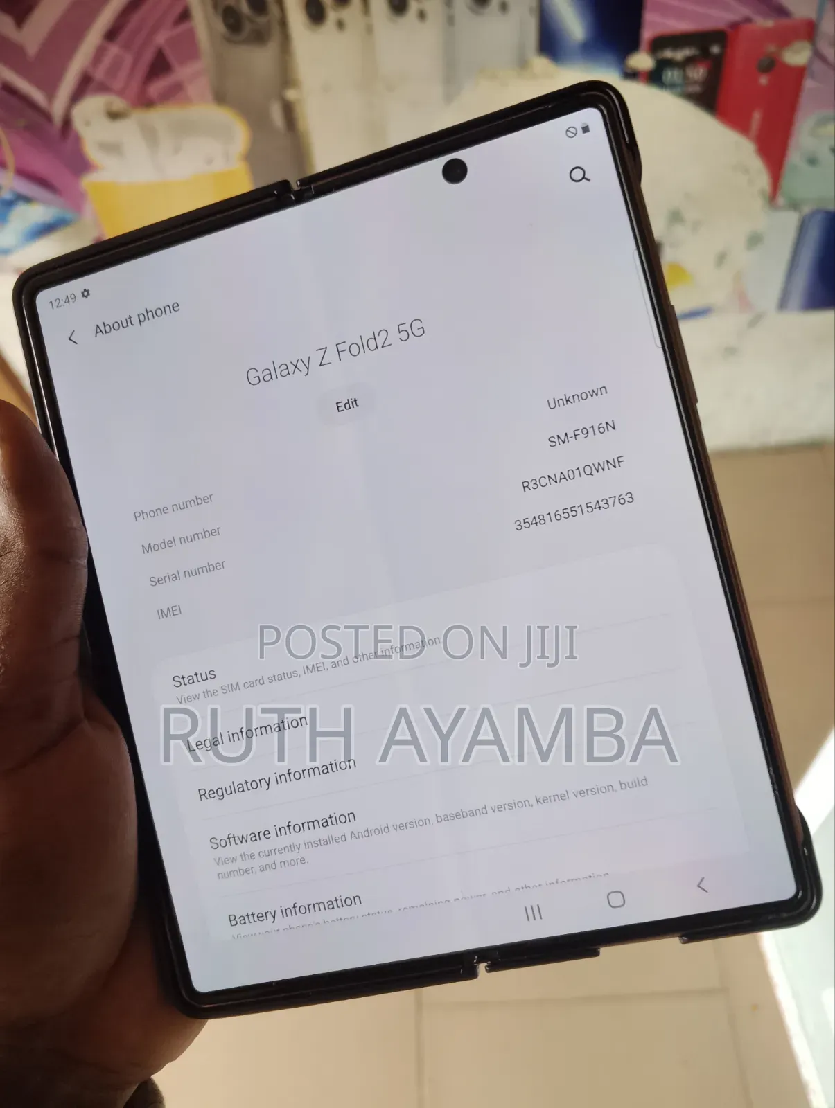 Samsung Galaxy Z Fold 2 256 GB Black