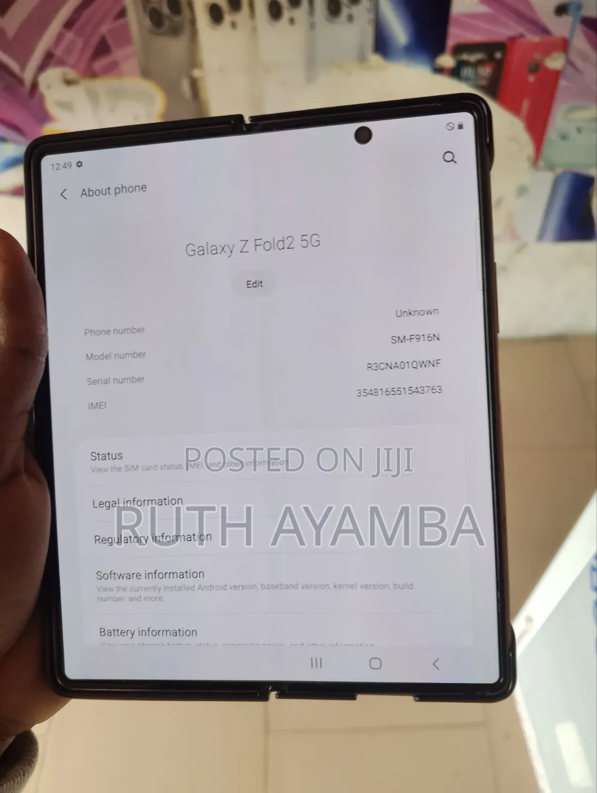 Samsung Galaxy Z Fold 2 256 GB Black