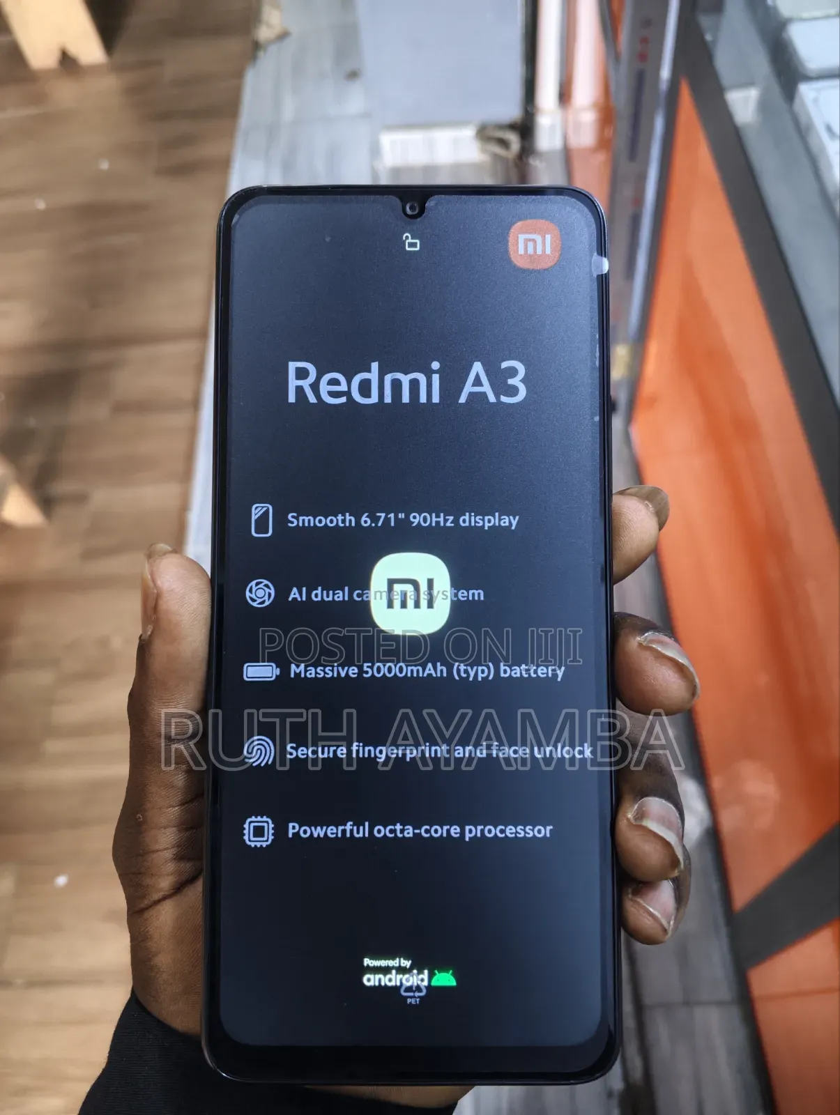 New Xiaomi Redmi A3 128 GB Black