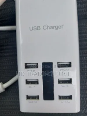 Usb Power Adapter With 6 Power Port for Smartphone and Tablet
