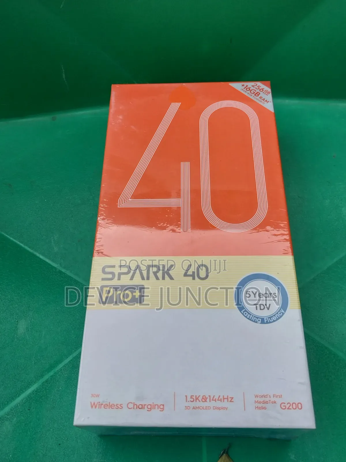 New Tecno Spark 40 Pro+ 256 GB Black