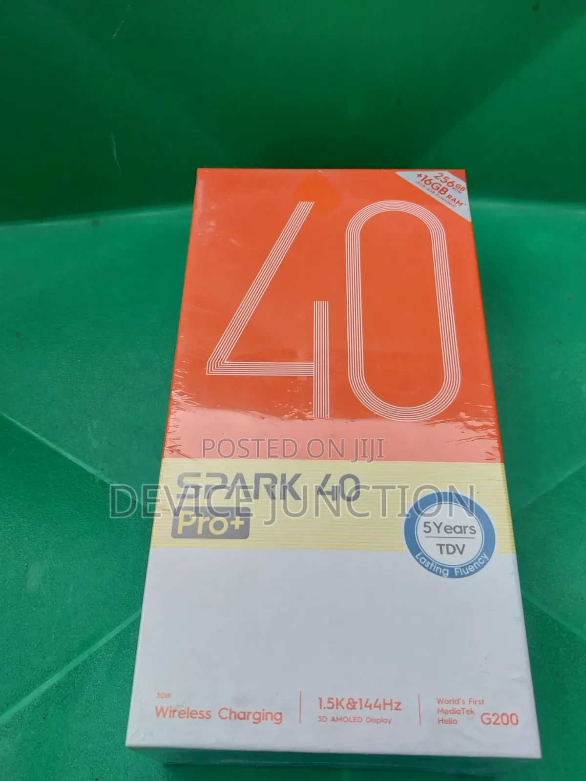New Tecno Spark 40 Pro+ 256 GB Black
