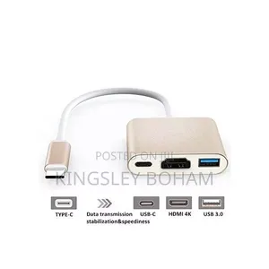 3 in 1 Type C Usb-C Hdmi Usb 3.0 Adapter Hub