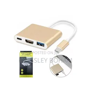 3 in 1 Type C Usb-C Hdmi Usb 3.0 Adapter Hub