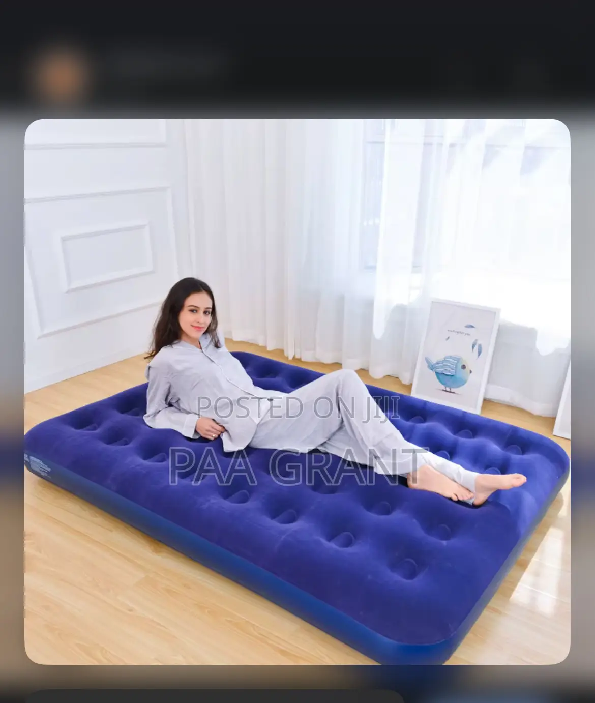 Double Size Original Inflatable Air Mattress Plus Free Pump