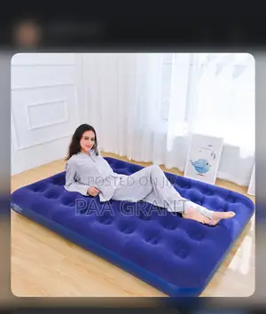 Double Size Original Inflatable Air Mattress Plus Free Pump