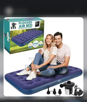 Comfort Anywhere You Go (Inflatable Single Size Air Bed + Free Pump