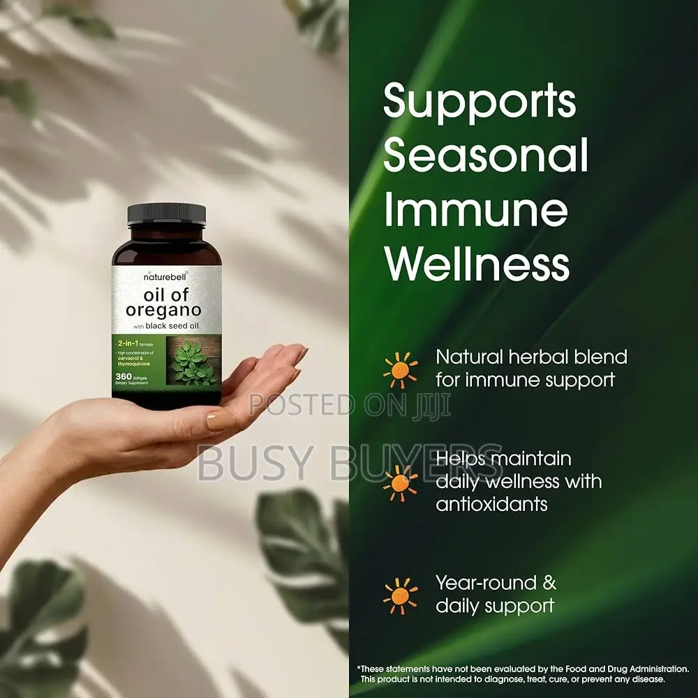 Oil of Oregano With Black Seed Oil(Naturebell)
