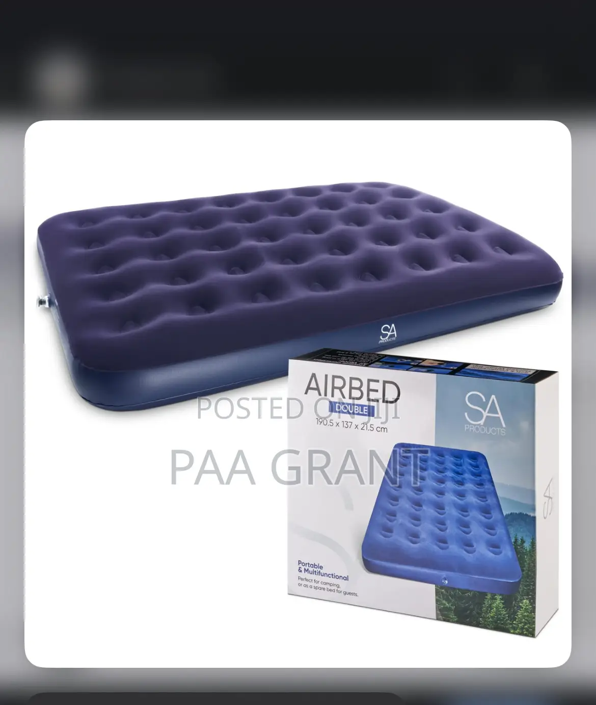Spacious and Comfortable Air Bed Comes Plus Free Pump