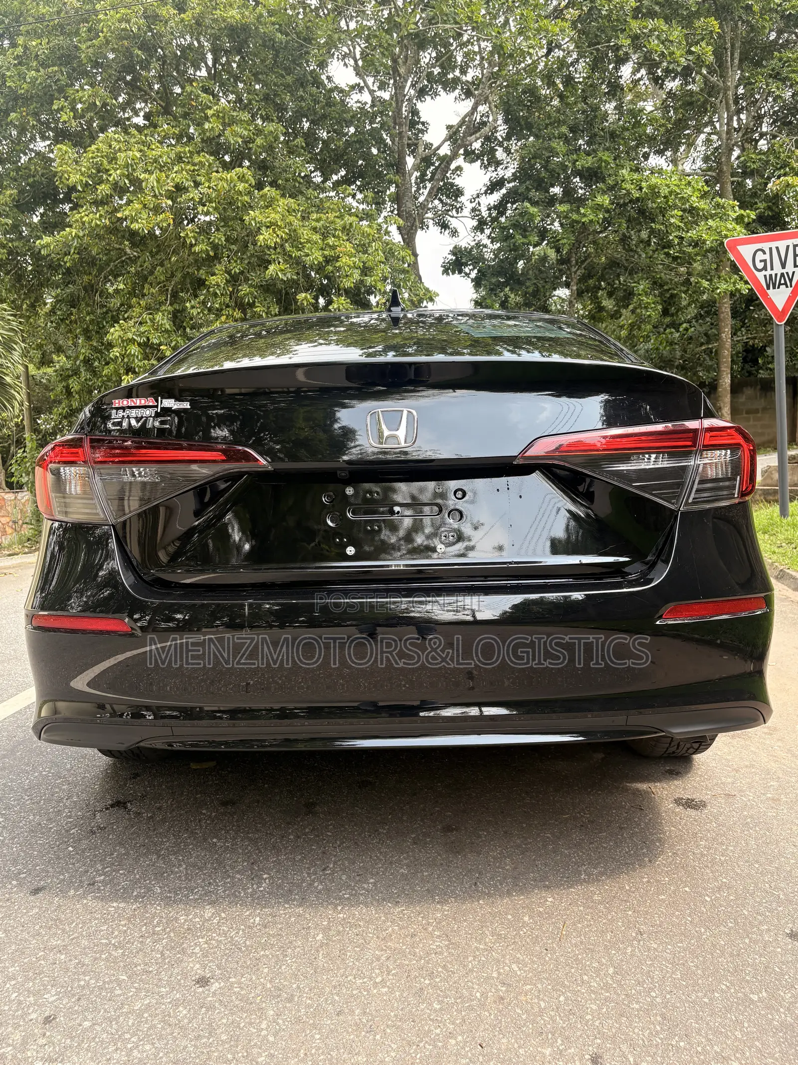 Honda Civic EX CVT 2024 Black