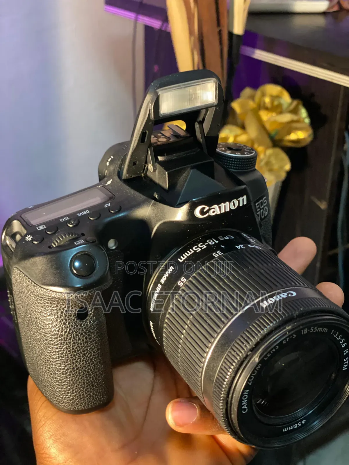 95% New Foreign Used Canon 70d Camera With Lens