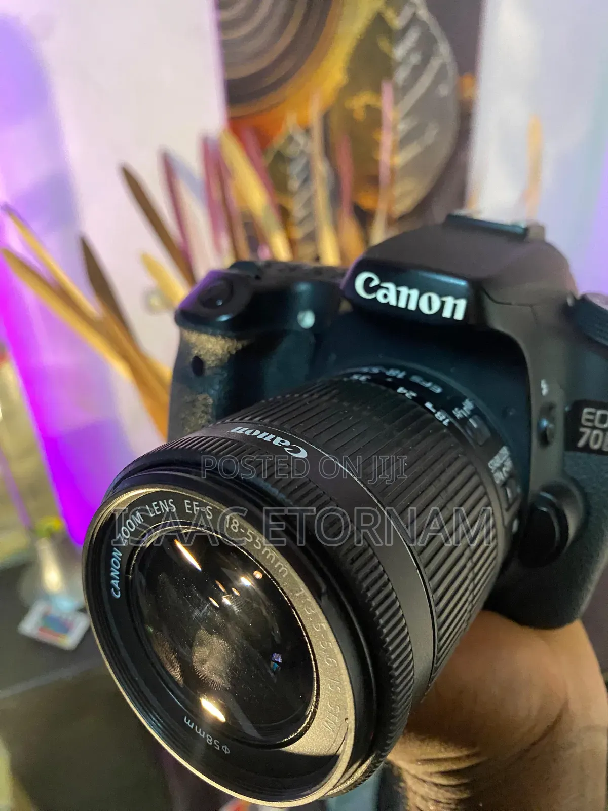 95% New Foreign Used Canon 70d Camera With Lens
