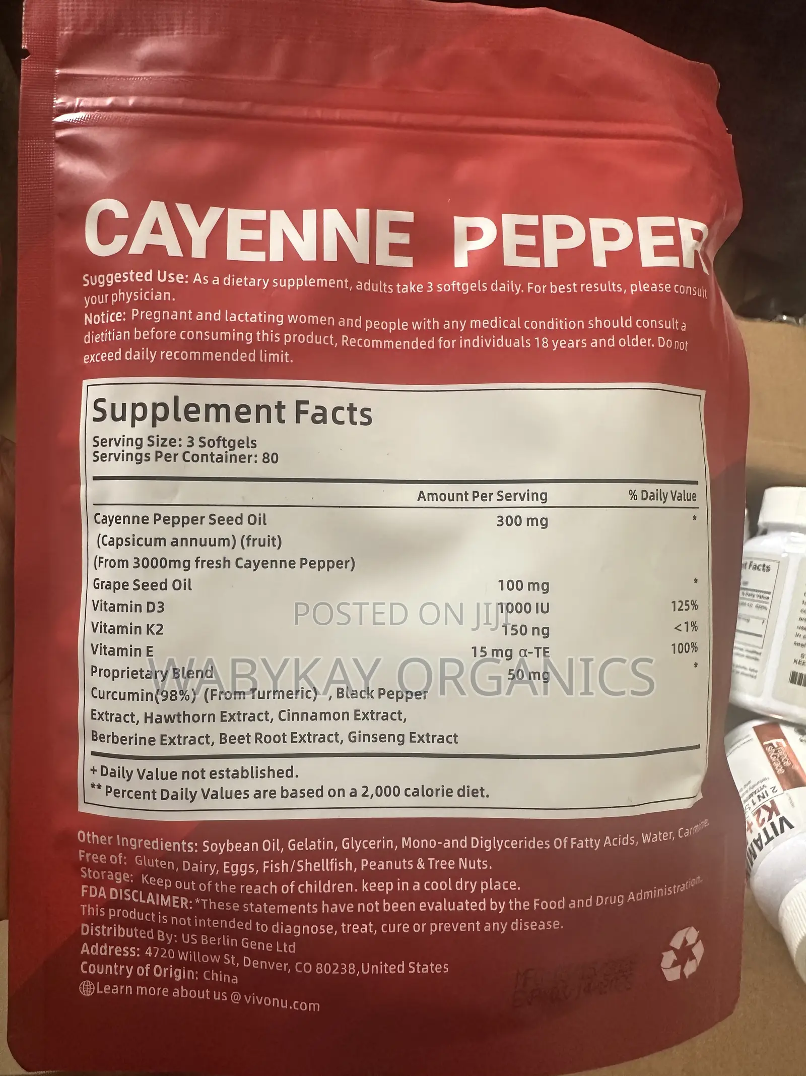 Vivonu Cayenne Pepper N Others